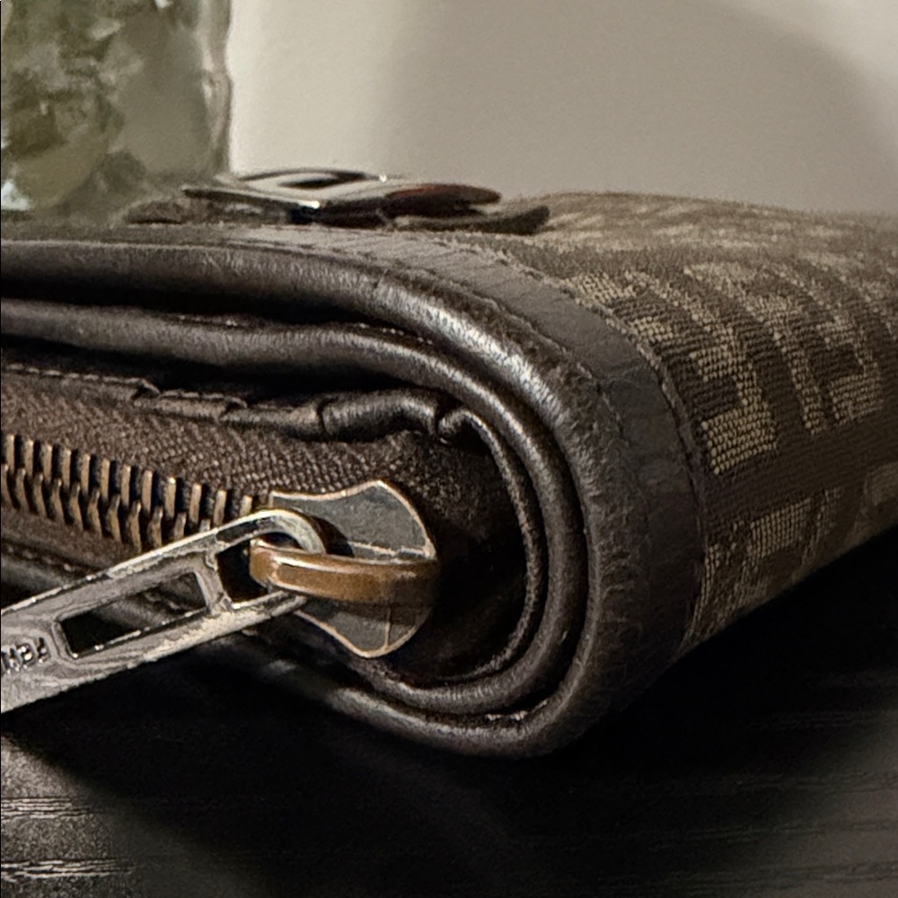 Fendi Monogram Brown and Tan Wallet - Picture 10 of 14